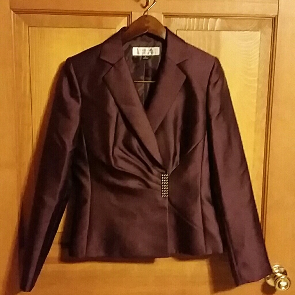 Tahari Purple Blazer